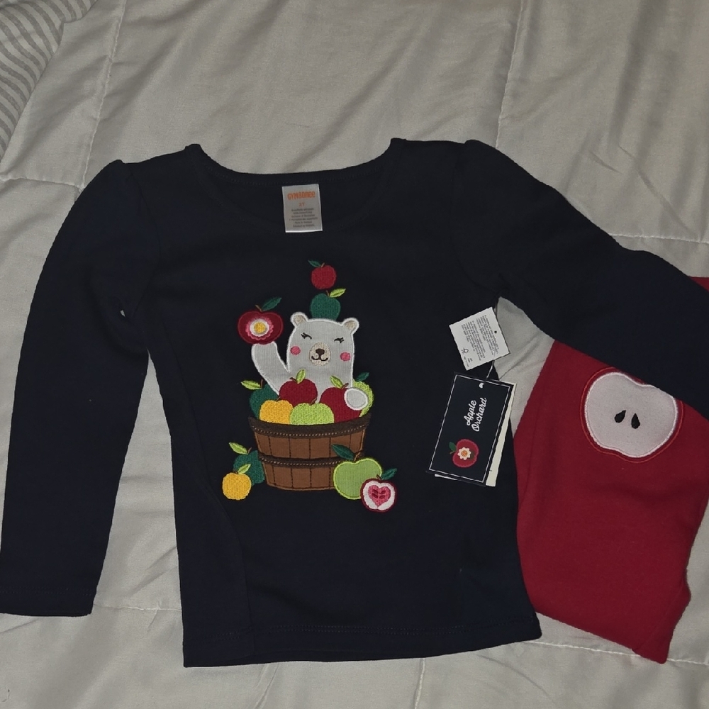 Gymboree Fun Apple 2pc Set - Picture 6 of 6
